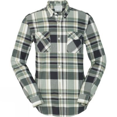Camisa United By Blue South Plaid Hombre Verde / Verde Oliva - Chile MRL698374